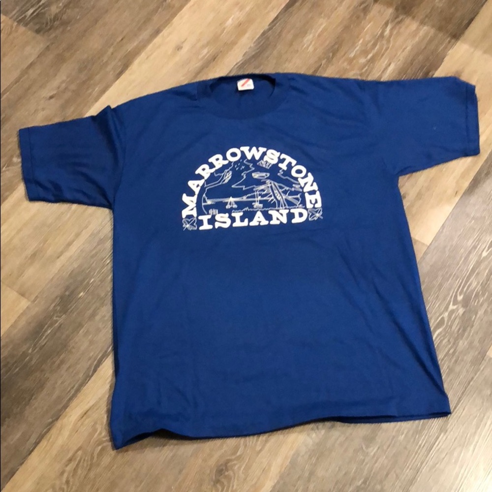 80s Marrowstone Island ,WA travel tee